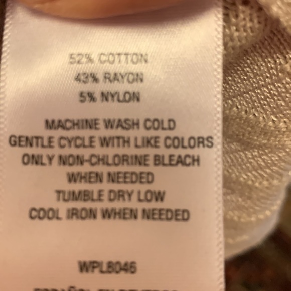 JM Collection beige tone on tone duster - Picture 7 of 8